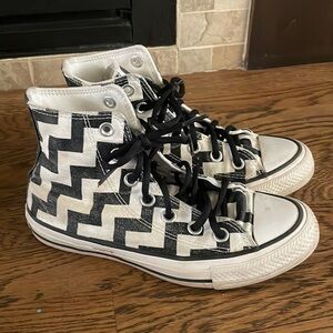 Black and White Converse